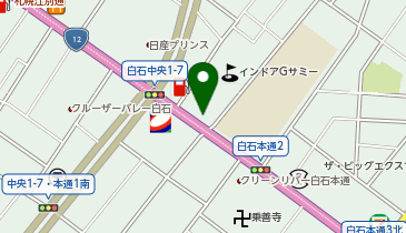 質蔵堂 白石店の地図画像