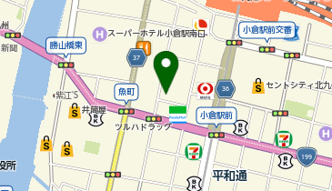 UQスポット 小倉魚町の地図画像