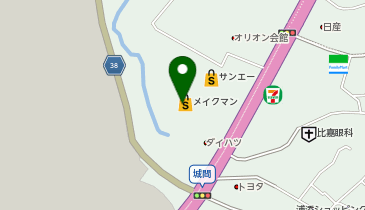 メイクマン 浦添本店の地図画像