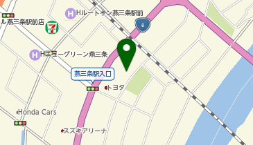 グッドライフ保険サービス 三条エリアの地図画像