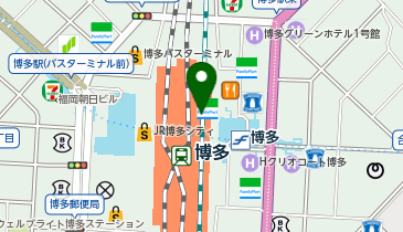 田舎庵 博多阪急店の地図画像