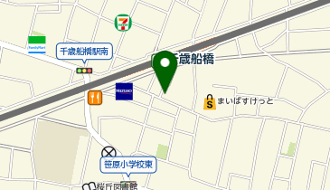 中野八百秀 千歳船橋店の地図画像