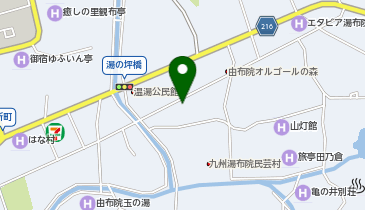 ゆふいん雑貨家の地図画像