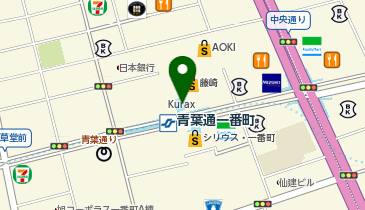 モーニング 仙台藤崎店の地図画像