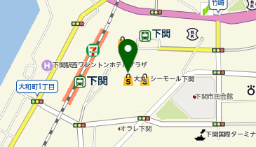 好日山荘 大丸下関店の地図画像