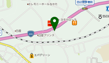 丸源ラーメン 田辺店の地図画像