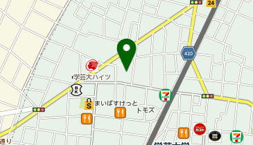 韓国スタンド @の地図画像