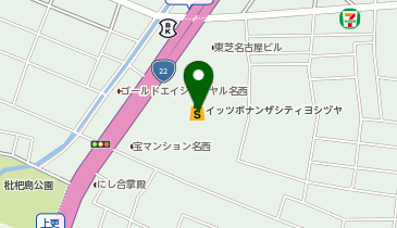 小木曽製粉所 名西店の地図画像