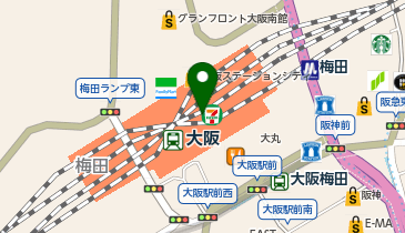 水野家 大丸梅田店の地図画像