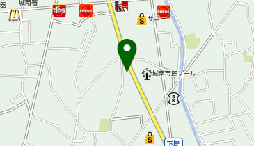 味自慢 城南店の地図画像