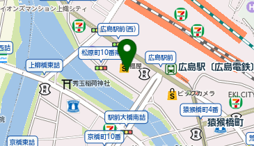 井上商店広島福屋店の地図画像