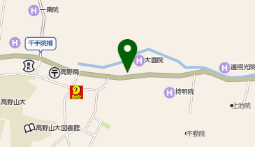 元木竹林堂 高野山店の地図画像