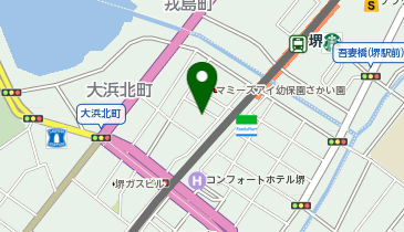角田まさ子のファブリックステンシル 大阪堺本部教室の地図画像