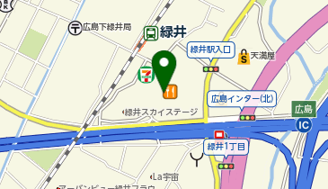 廣文館 フジグラン緑井店の地図画像