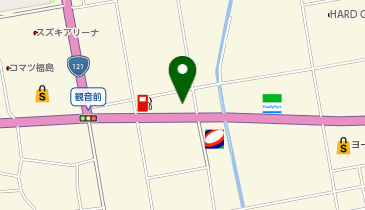 新車市場 インター展示場 夢カーショップの地図画像