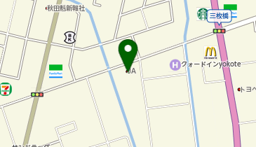 新車市場 横手店 株式会社ふるさとオートランドの地図画像