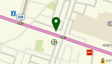 新車市場 男鹿店 船木モータース株式会社の地図画像