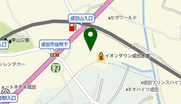 株式会社わたしん イオンタウン成田富里店の地図画像