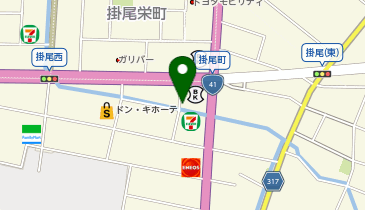 新車市場 富山掛尾店 株式会社モービルハウスの地図画像