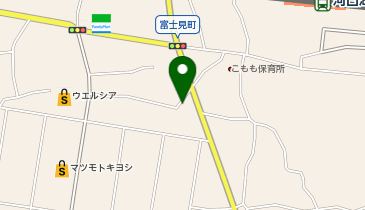 新車市場 河口湖店 有限会社マイカーセンターの地図画像