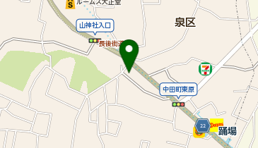 新車市場 横浜泉店 有限会社オートショップひがしの地図画像