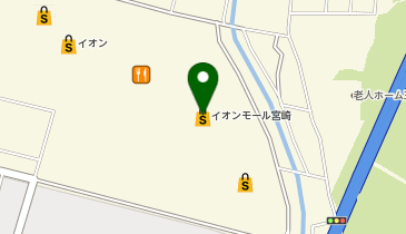 コスメーム イオンモール宮崎店の地図画像