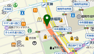 MEDICAL ESTHETIC Grazia(メディカル エステティック グラツィア) 天神地下街店の地図画像