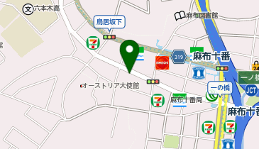 COCONUT GLENS(ココナッツ グレン) 麻布十番店の地図画像