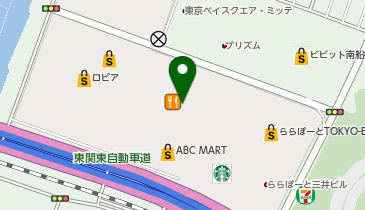 HANDS(ハンズ) ららぽーと船橋店の地図画像