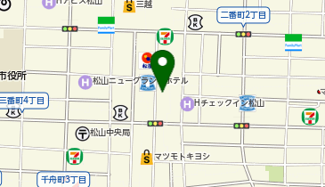 韓激 松山店の地図画像