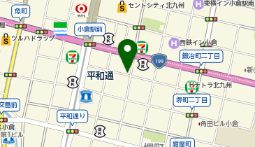 ふく山本の地図画像