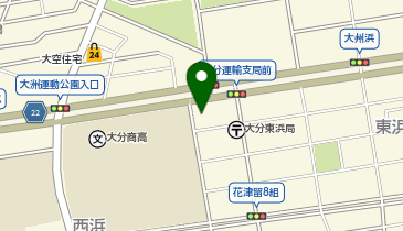 新車市場 大分東浜店 有限会社ライフサポート大分の地図画像