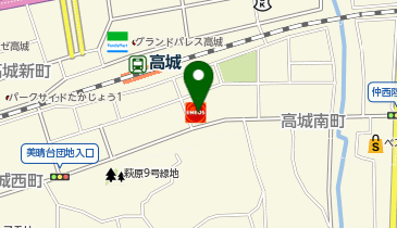 新車市場 大分高城店 有限会社別府九石販売の地図画像