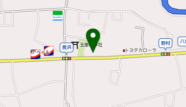 新車市場 筑後長浜店 株式会社アーバンリーフの地図画像