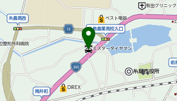 新車市場 糸島店 有限会社タイヤショップヨシムラの地図画像
