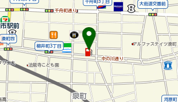 新車市場 松山湊町店 日興石油株式会社の地図画像