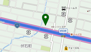 新車市場 ラチェットモンキー東バイパス本店 株式会社 ヤマウチの地図画像