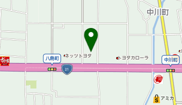 新車市場 大垣北店 有限会社カープラザアイザキの地図画像