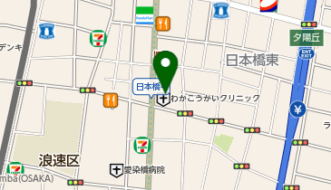 ワールドモバイル大阪日本橋店の地図画像