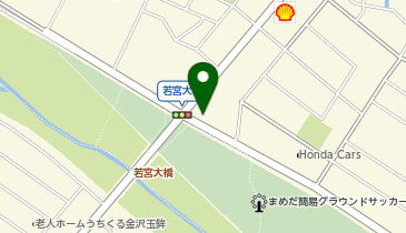 新車市場 金沢中央店 株式会社中川自動車の地図画像