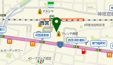 ヒラキ株式会社 フレンテ西宮店の地図画像