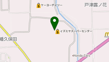 ヒラキ株式会社 イズミヤ八幡店の地図画像