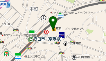 楽歩堂 京阪百貨店守口店の地図画像