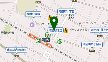 株式会社フォレスト工房 河辺温泉 梅の湯の地図画像