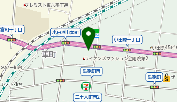 セイバン 仙台の地図画像