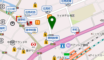 セイバン 静岡の地図画像