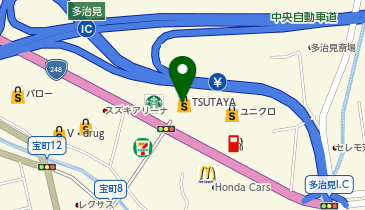 メガインディアンズ ステーキハウス 多治見店の地図画像