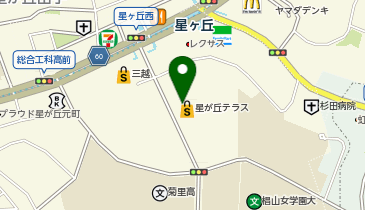 星が丘ロフトの地図画像