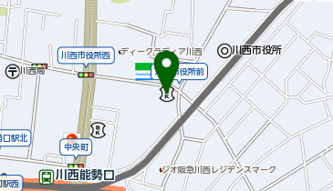 ハートフルキッズかわにしの地図画像