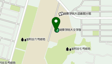 金沢文庫食堂 関東学院 大学金沢文庫キャンパスの地図画像